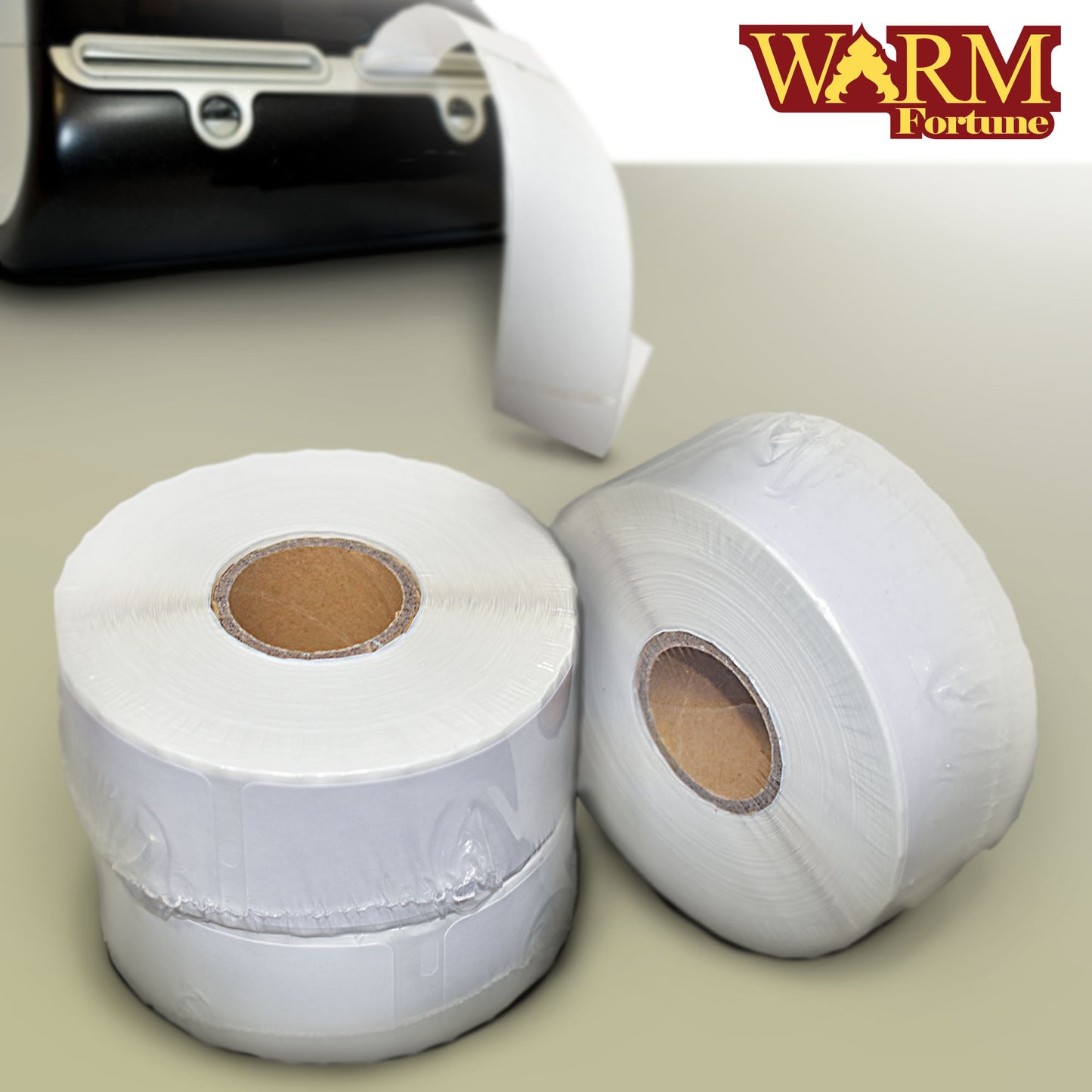 Address & Multipurpose Adhesive White Paper Labels (1”x2-⅛, 1-⅛”x3-½)