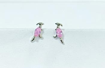 Warm Fortune 18K Gold Plated Bird Marquise Cubic Zirconia Stud Earrings for Women Hypoallergenic - Valentine's Day, Mother's Day, Birthday Gift for Her