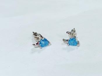 Warm Fortune 18K Gold Plated Bird Teardrop Cubic Zirconia Stud Earrings for Women Hypoallergenic - Valentine's Day, Mother's Day, Birthday Gift for Her