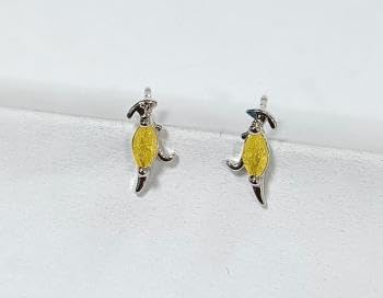 Warm Fortune 18K Gold Plated Bird Marquise Cubic Zirconia Stud Earrings for Women Hypoallergenic - Valentine's Day, Mother's Day, Birthday Gift for Her
