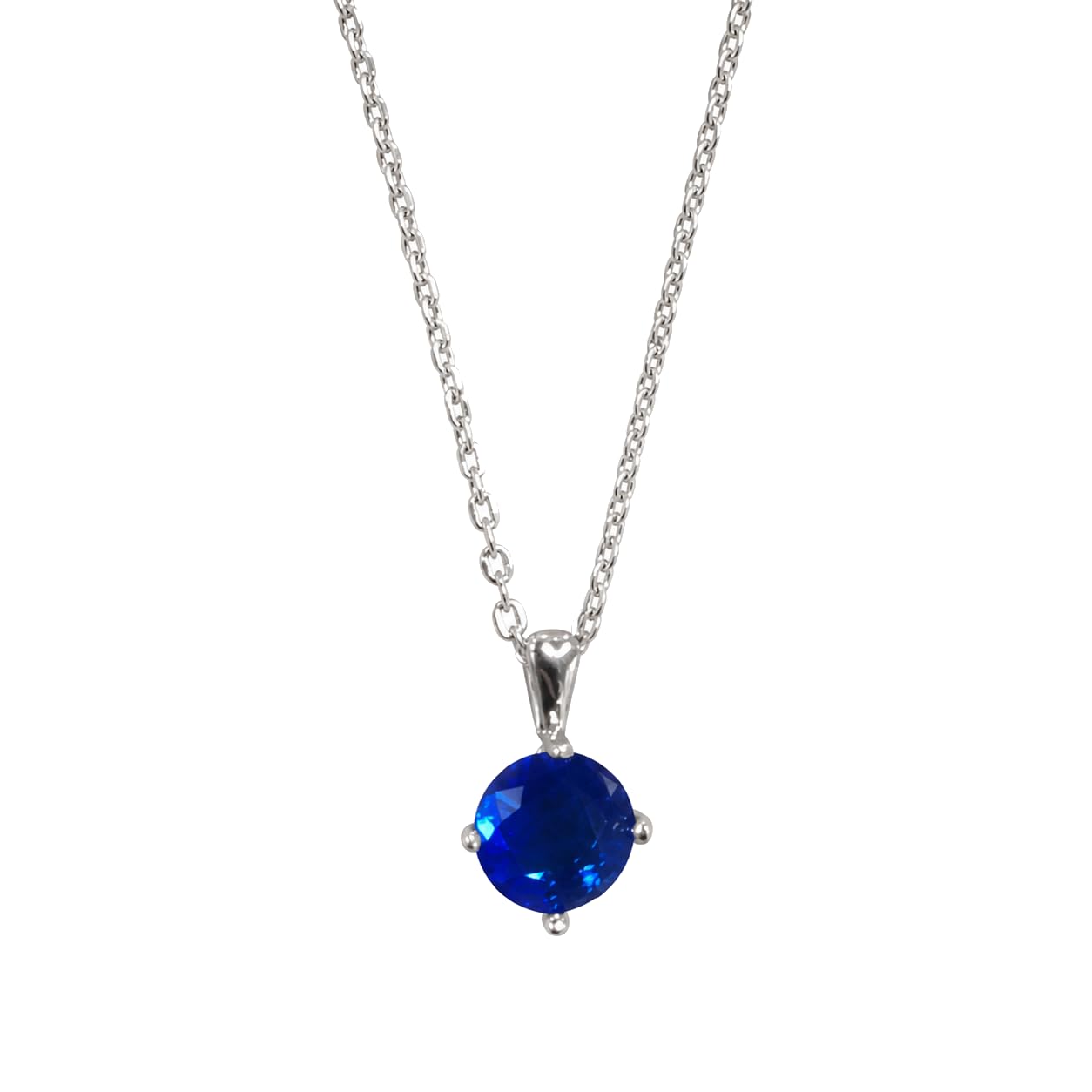 Warm Fortune Round-Cut Solitaire Pendant Necklace for Women: 18K Gold Plated, Adjustable Chain (18"+2") with Sparkling CZ | Dainty, Chic & Everyday — Your Minimalist Accent