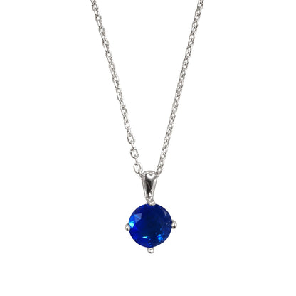Warm Fortune Round-Cut Solitaire Pendant Necklace for Women: 18K Gold Plated, Adjustable Chain (18"+2") with Sparkling CZ | Dainty, Chic & Everyday — Your Minimalist Accent