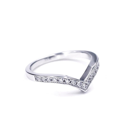 Warm Fortune Moissanite Engagement Ring for Women, Petite Twisted Vine Elegance, 0.5/1.0ct DE VVS, 18K White Gold Plated Anniversary & Promise Ring, Gift for Her, Size 6.5