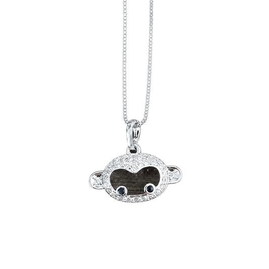 Warm Fortune Cute Bunny Pendant Necklace for Women: 18K Gold Plated, Adjustable Chain (18"+2") with Sparkling CZ | Adorably Cute, a Romantic Accent for Her