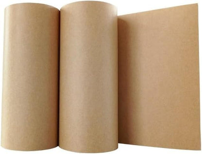 Warm Fortune Brown Kraft Paper Roll 12" x 1200 Ft, 30 lb Packing Paper for Moving, Shipping, Wrapping, Void Fill, Cushioning, Gift Wrapping, Surface Protection and Packaging Supplies (4)