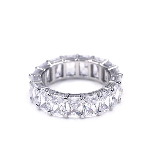 Warm Fortune Moissanite Engagement Ring for Women, Petite Twisted Vine Elegance, 0.5/1.0ct DE VVS, 18K White Gold Plated Anniversary & Promise Ring, Gift for Her, Size 6.5