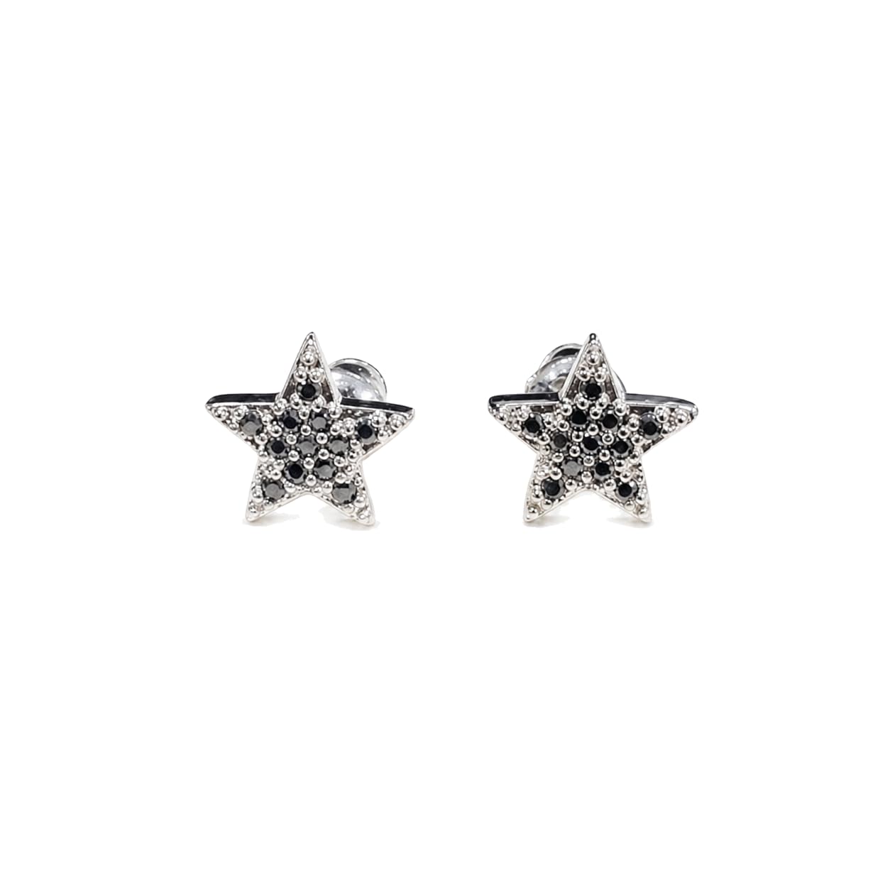 Warm Fortune 18K Gold Plated Star Cubic Zirconia Stud Earrings for Women Hypoallergenic - Valentine's Day, Mother's Day, Birthday Gift for Her