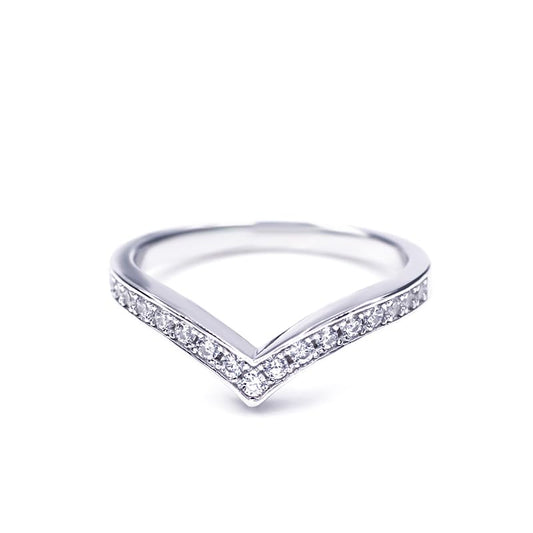 Warm Fortune Moissanite Engagement Ring for Women, Petite Twisted Vine Elegance, 0.5/1.0ct DE VVS, 18K White Gold Plated Anniversary & Promise Ring, Gift for Her, Size 6.5