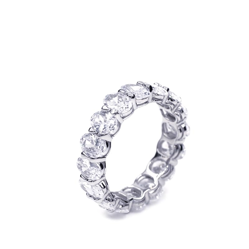 Warm Fortune Moissanite Engagement Ring for Women, Petite Twisted Vine Elegance, 0.5/1.0ct DE VVS, 18K White Gold Plated Anniversary & Promise Ring, Gift for Her, Size 6.5