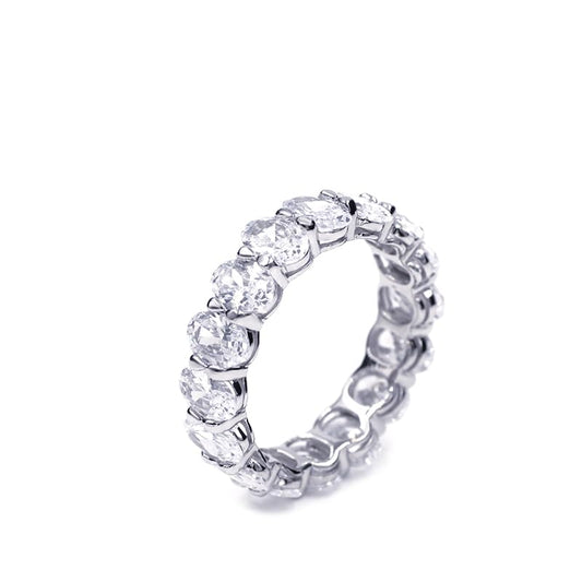 Warm Fortune Moissanite Engagement Ring for Women, Petite Twisted Vine Elegance, 0.5/1.0ct DE VVS, 18K White Gold Plated Anniversary & Promise Ring, Gift for Her, Size 6.5