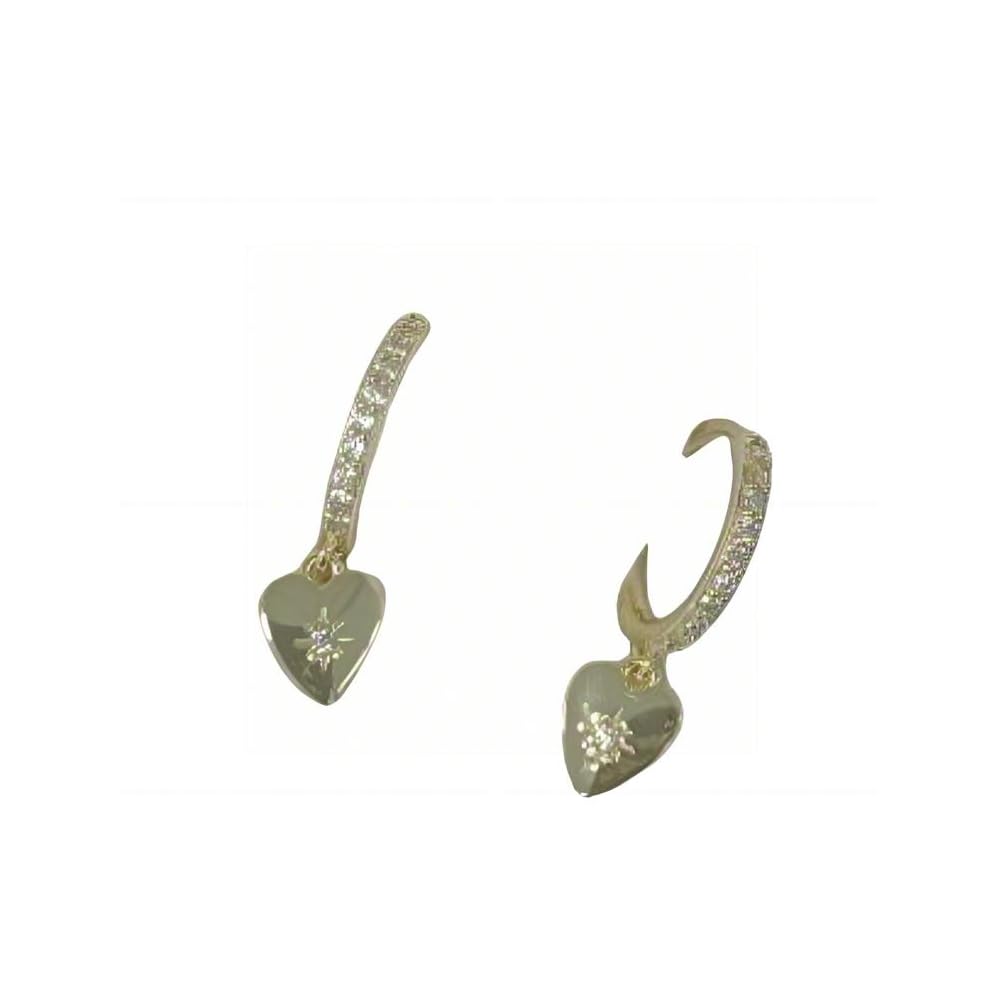 Warm Fortune Cubic Zirconia Stud Earrings for Women, 925 Sterling Silver with 18K White Gold Plated Hypoallergenic