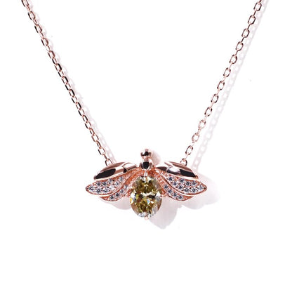 Warm Fortune Moissanite Pendant Necklace for Women, 0.5/1.0 ct DE VVS, 18K White Gold Plated Sterling Silver, 16 inch + 2inch Chain