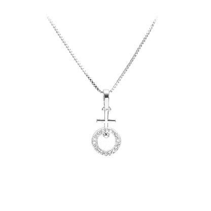 Warm Fortune Open Eye Pendant Necklace for Women: 18K Gold Plated, Adjustable Chain (18"+2") with Sparkling CZ | Elegant & Versatile, an Ideal Layered Piece
