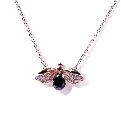 Warm Fortune Moissanite Pendant Necklace for Women, 0.5/1.0 ct DE VVS, 18K White Gold Plated Sterling Silver, 16 inch + 2inch Chain