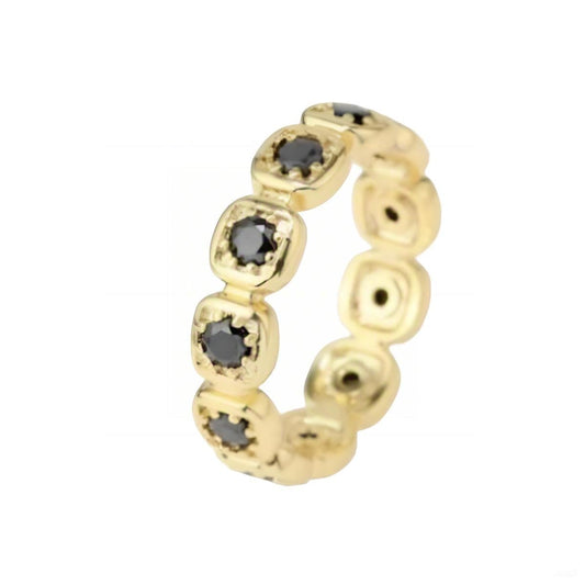 Warm Fortune Cubic Zirconia Engagement Ring for Women,Gold Plated Anniversary Ring,Gift for Her Promise Ring