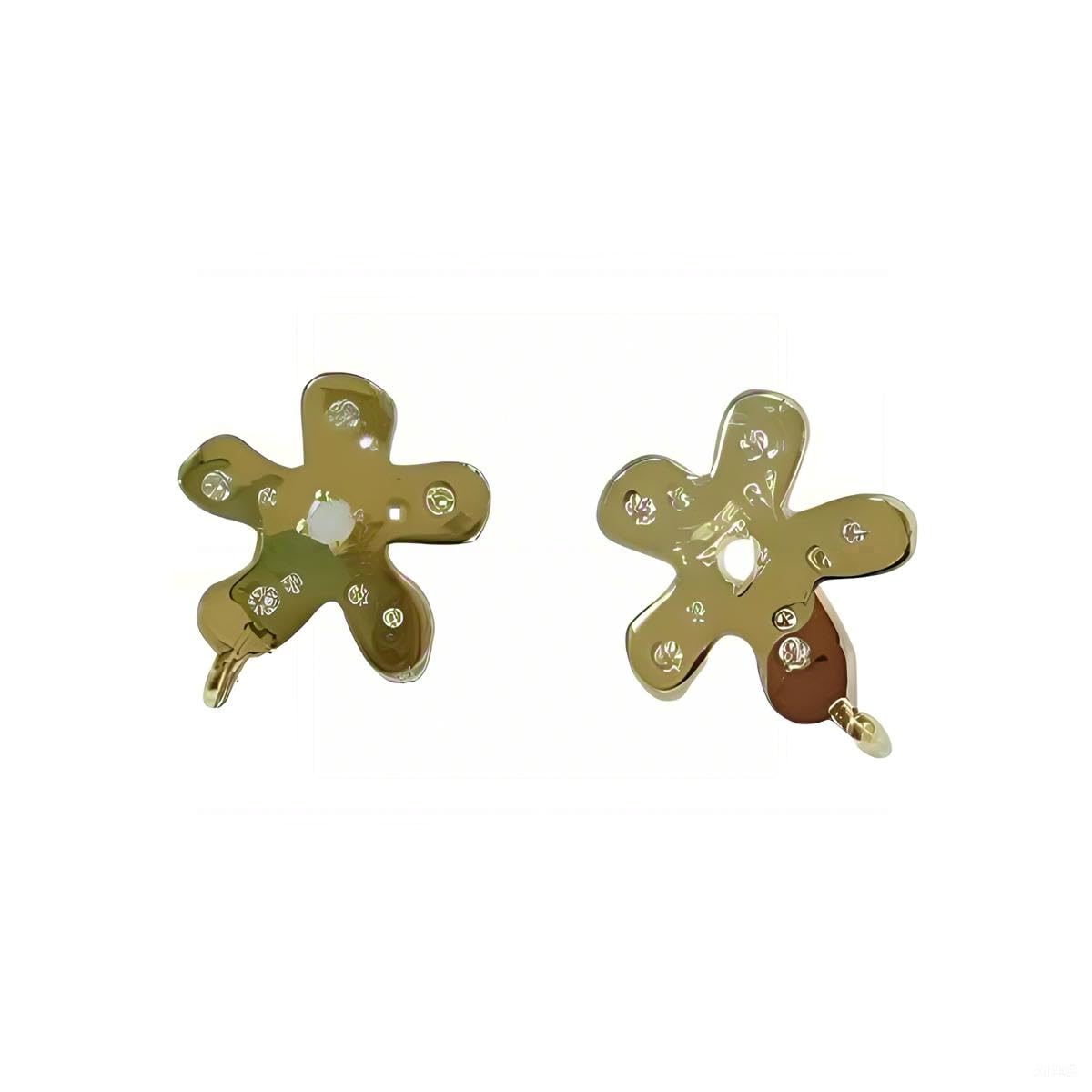 Warm Fortune Cubic Zirconia Stud Earrings for Women, Gold Plated,Gift for Her,Hypoallergenic