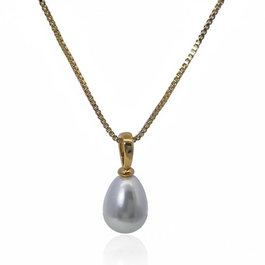 Warm Fortune Cubic Zirconia Pendant Necklace for Women,18K Gold Plated,16 inch + 2inch Chain