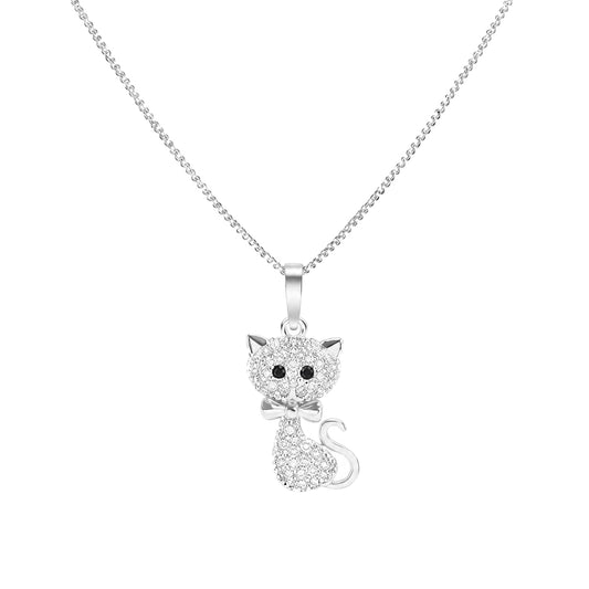Warm Fortune Cross Circle Pendant Necklace for Women: 18K Gold Plated, Adjustable Chain (18"+2") with Sparkling CZ | Elegant & Versatile, an Ideal Layered Piece