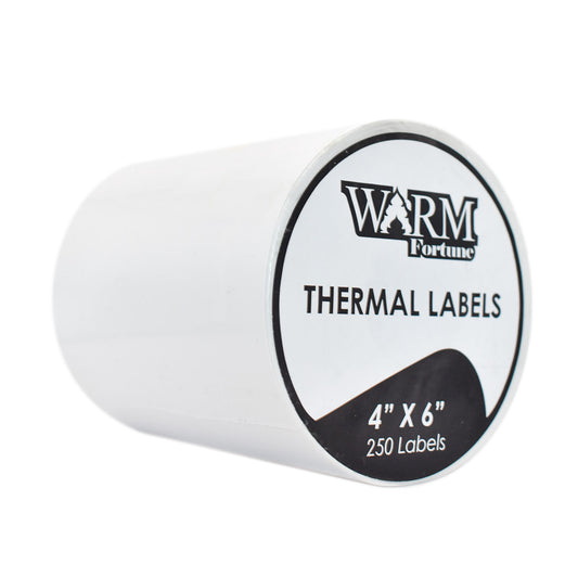 20 Rolls 4x6 Direct Thermal Labels 250 Per Roll (For Zebra 2844 ZP450 ZP500 ZP505 Eltron)