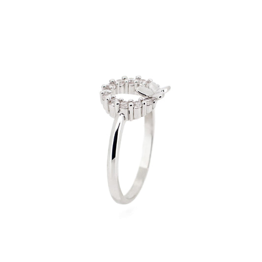 Warm Fortune Princess Cut Engagement Ring for Women - 18K Gold Plated Cubic Zirconia, Wedding Proposal Gift, Romantic Promise, Size 8