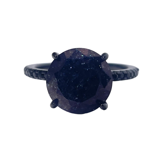 Warm Fortune Cubic Zirconia Engagement Ring for Women, 925 Sterling Silver with Gold Plated Anniversary Ring, Gift for Her Promise Ring