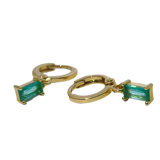 Warm Fortune Cubic Zirconia Drop Earrings for Women, Gold Plated,Gift for Her,Hypoallergenic