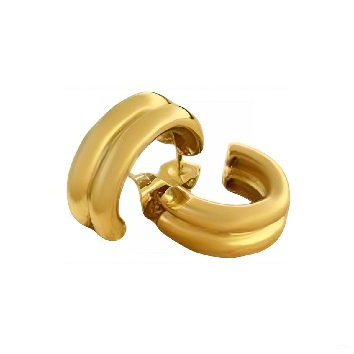 Warm Fortune Cubic Zirconia Stud Earrings for Women, Gold Plated,Gift for Her,Hypoallergenic