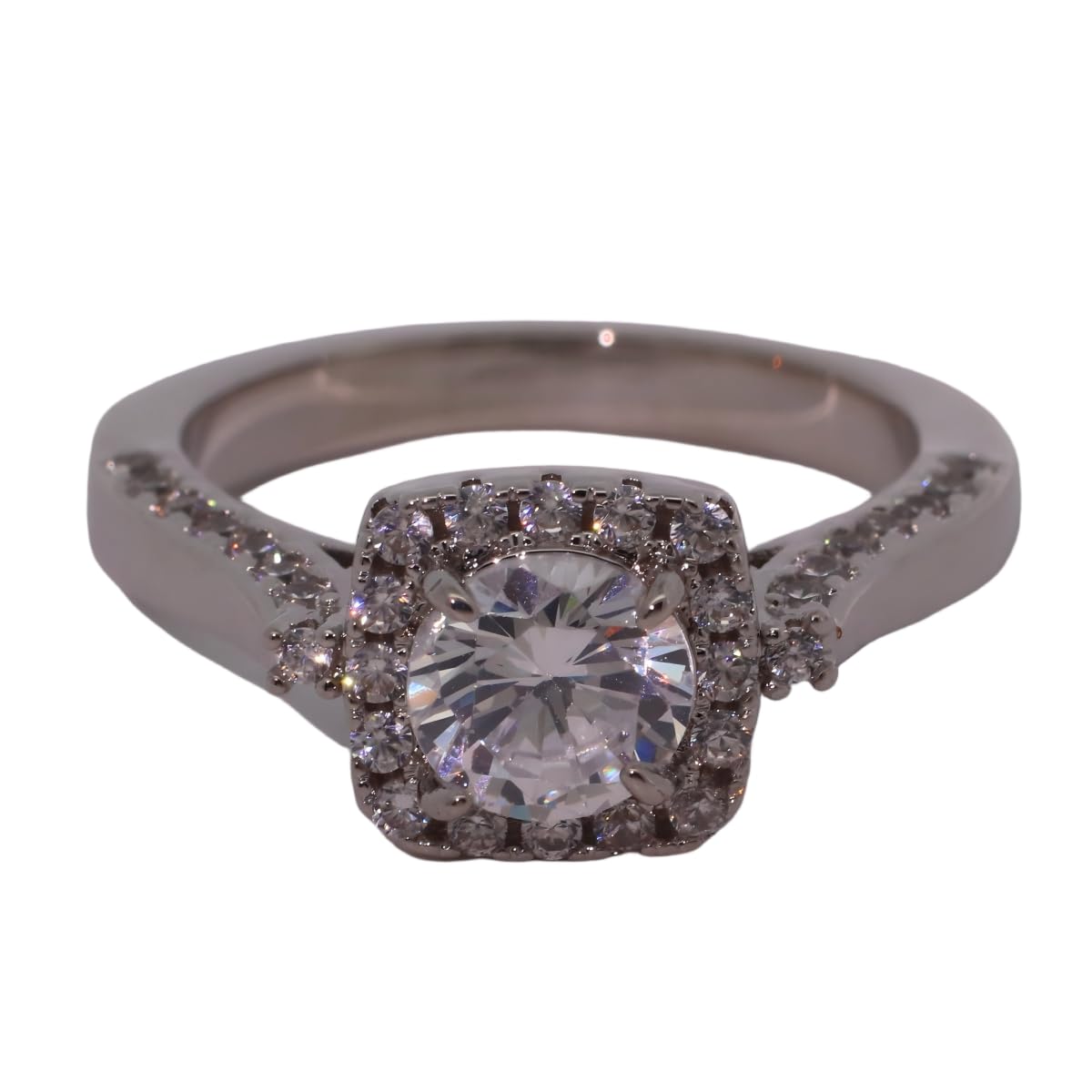 Warm Fortune Gold Plated Cubic Zirconia Band Ring, Hip Hop Street Style For Man or Women Fashion Jewelry