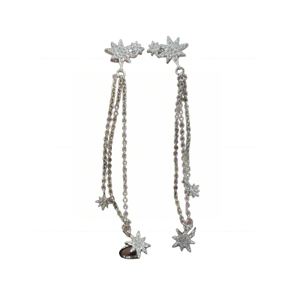 Warm Fortune Cubic Zirconia Drop  Earrings for Women, 925 Sterling Silver with 18K Gold Plated Hypoallergenic