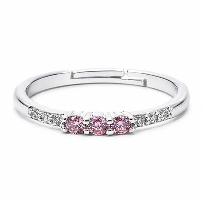 Warm Fortune Adjustable Bangle Bracelet for Women, 18K Gold Plated Bracelet with Round‑Cut Cubic Zirconia, Stackable CZ Bangle for Daily Wear & Gifting