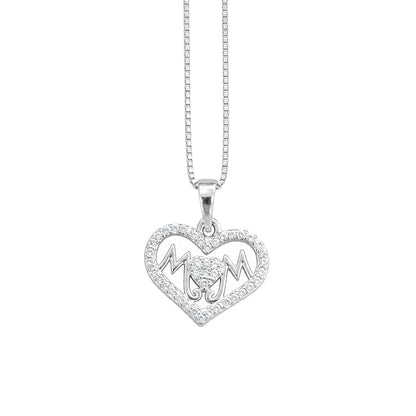 Warm Fortune Romantic Heart Dog Pendant Necklace for Women: 18K Gold Plated, Adjustable Chain (18"+2") with Sparkling CZ | Adorably Cute, a Romantic Accent for Her