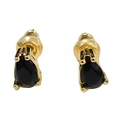 Warm Fortune Cubic Zirconia Stud Earrings for Women, Gold Plated,Gift for Her,Hypoallergenic