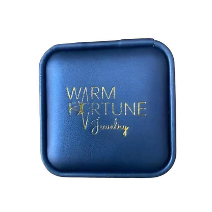 Warm Fortune Classic Velvet Bracelet Bangle Pendant Necklace Gift Box, Travel Jewelry Box Display Storage Case for Gift, Wedding, Engagement, Proposal, Birthday
