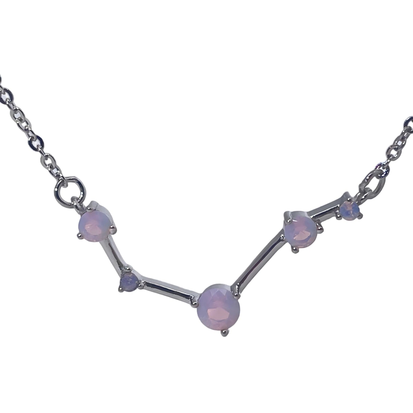 Warm Fortune Zodiac Pendant Necklace for Women,Cubic Zirconia,18K Gold Plated Sterling Silver, 18 inch + 2inch Chain