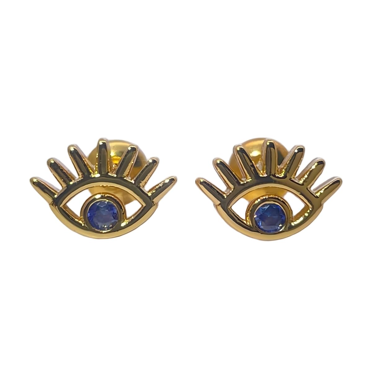 Warm Fortune Cubic Zirconia Stud Earrings for Women, Gold Plated,Gift for Her,Hypoallergenic