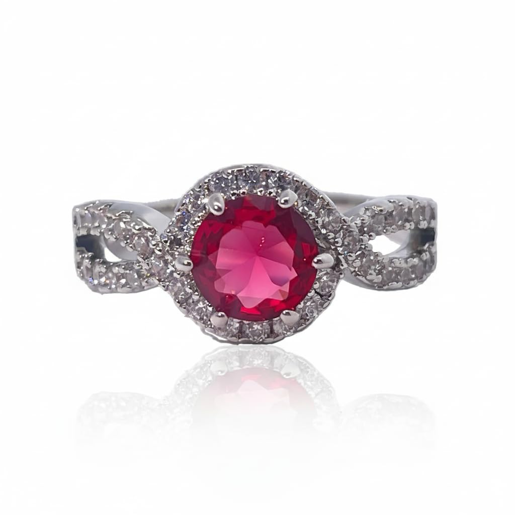 Warm Fortune Cubic Zirconia Engagement Ring for Women,18K Gold Plated Anniversary Ring,Gift for Her Promise Ring
