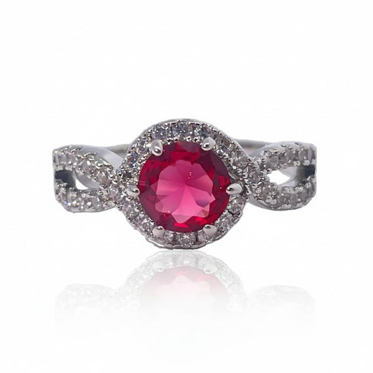 Warm Fortune Cubic Zirconia Engagement Ring for Women,18K Gold Plated Anniversary Ring,Gift for Her Promise Ring