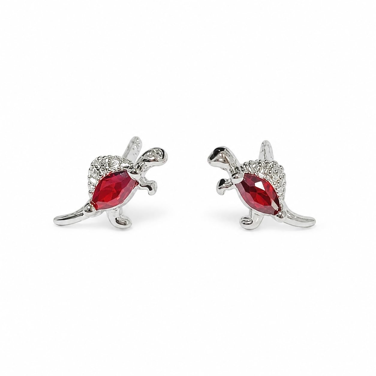 Warm Fortune 18K Gold Plated Turtle Marquise Cubic Zirconia Stud Earrings for Women Hypoallergenic - Valentine's Day, Mother's Day, Birthday Gift for Her