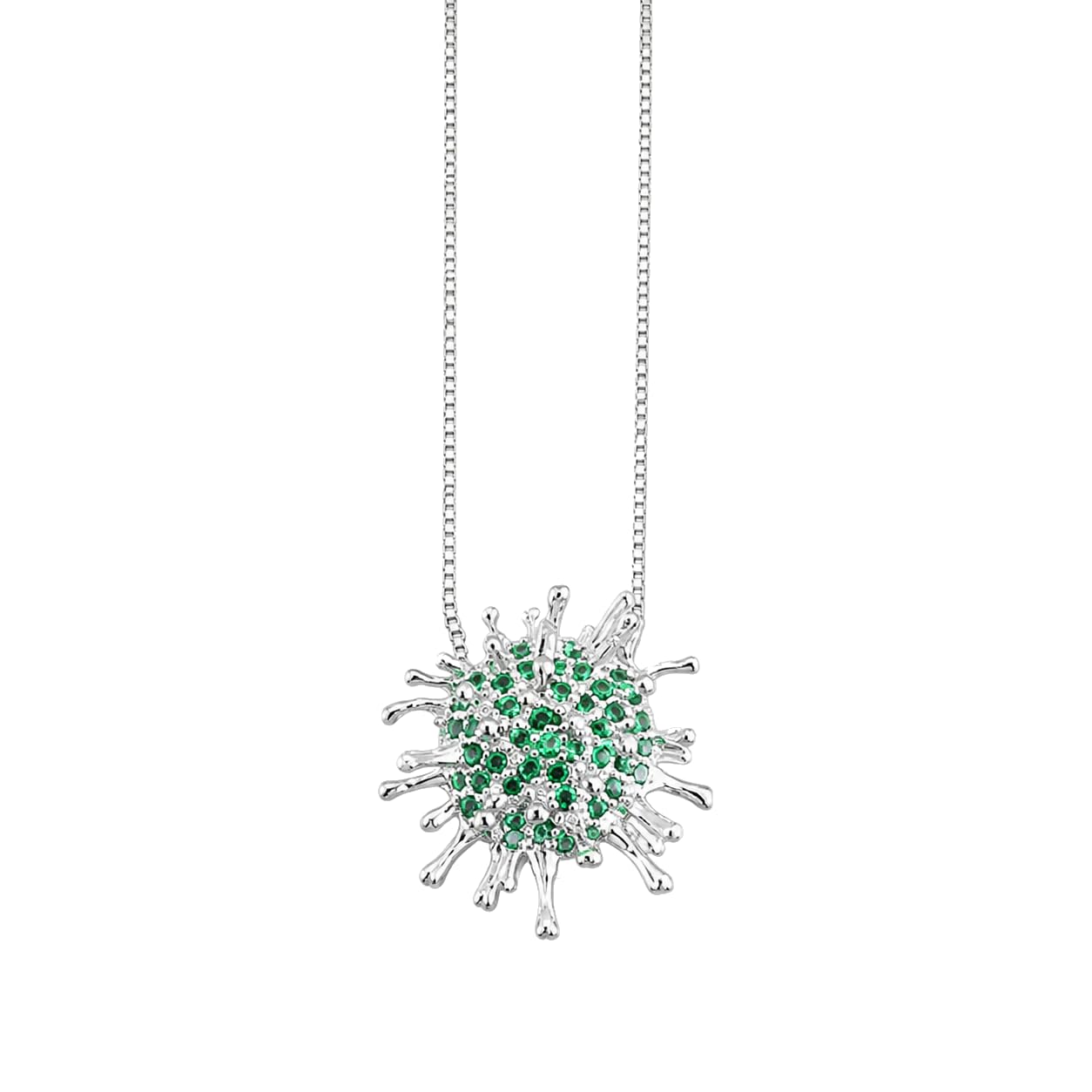 Warm Fortune Radiant Sunburst Pendant Necklace for Women: 18K Gold Plated, Adjustable Chain (18"+2") with Sparkling CZ | Dainty, Chic & Everyday — Your Minimalist Accent