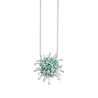 Warm Fortune Radiant Sunburst Pendant Necklace for Women: 18K Gold Plated, Adjustable Chain (18"+2") with Sparkling CZ | Dainty, Chic & Everyday — Your Minimalist Accent