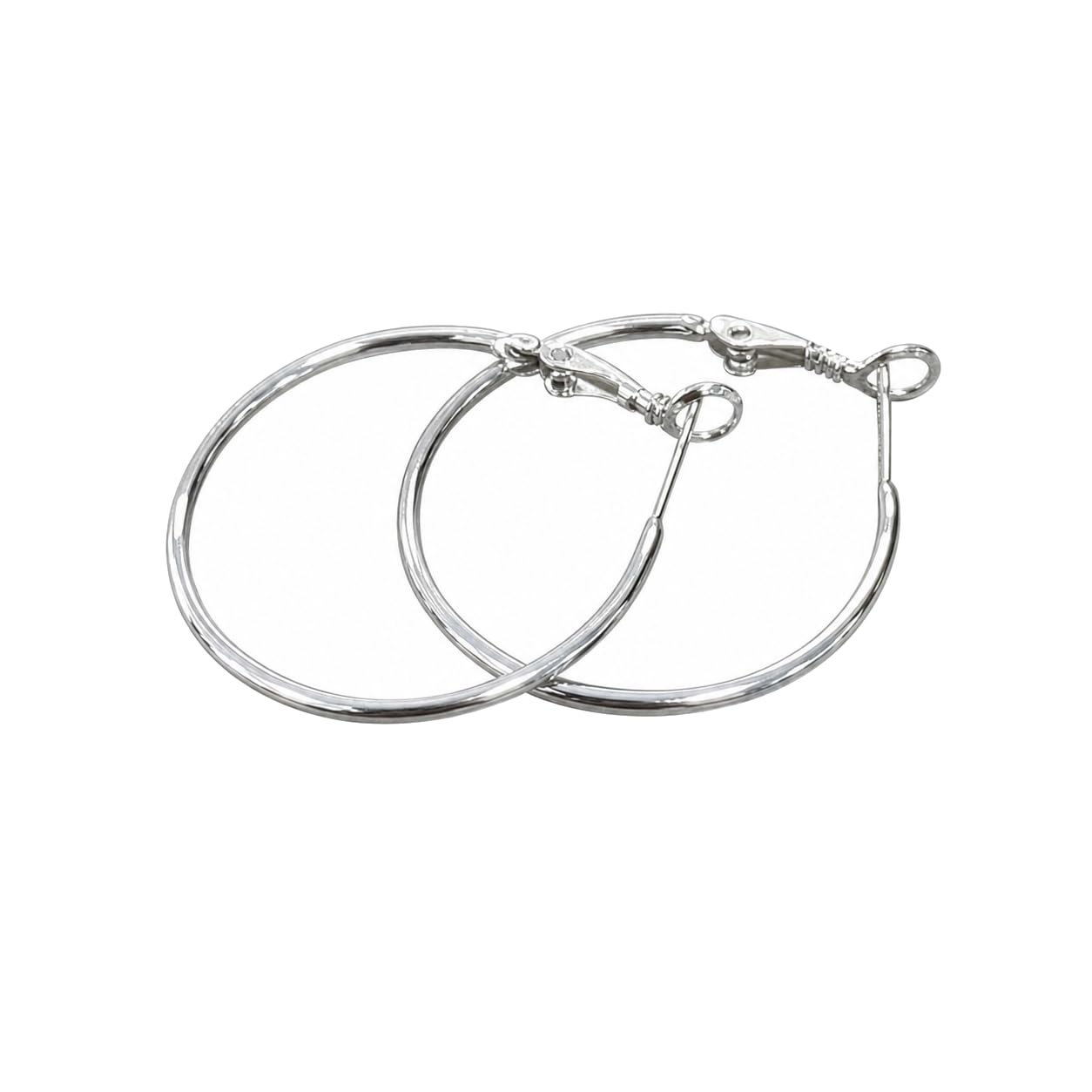 Warm Fortune 18K Gold Plated Round Hoop Earrings for Women Hypoallergenic - Valentine's Day, Mother's Day, Birthday Gift for Her