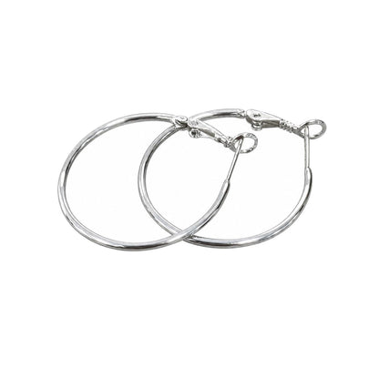 Warm Fortune 18K Gold Plated Round Hoop Earrings for Women Hypoallergenic - Valentine's Day, Mother's Day, Birthday Gift for Her