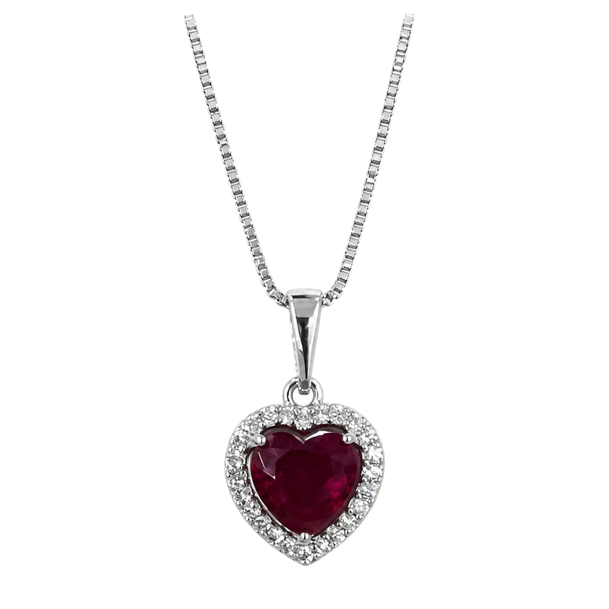 Warm Fortune Heart Halo Pendant Necklace for Women: 18K Gold Plated, Adjustable Chain (18"+2") with Sparkling CZ | Adorably Cute, a Romantic Accent for Her