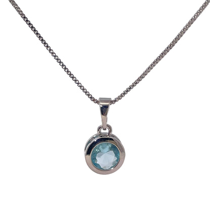 Warm Fortune Cubic Zirconia Pendant Necklace for Women,18K Gold Plated,16 inch + 2inch Chain