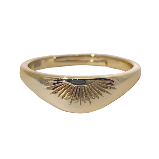 Warm Fortune Cubic Zirconia Promise Rings for Women, 925 Sterling Silver with 18K Gold Plated Anniversary Ring,Wedding Bands Rings for Women Infinity Forever Love Knot Ring,Adjustable