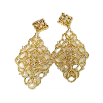 Warm Fortune Cubic Zirconia Stud Earrings for Women, Gold Plated,Gift for Her,Hypoallergenic