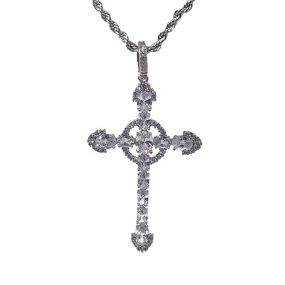 Warm Fortune Hip Hop Pendant Necklace for Women Me,Gold Plated Cubic Zirconia,18+2inch Chain,Street Style Fashion Jewelry