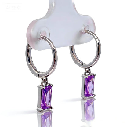 Warm Fortune Cubic Zirconia Drop Earrings for Women,Gold Plated,Gift for Her,Hypoallergenic