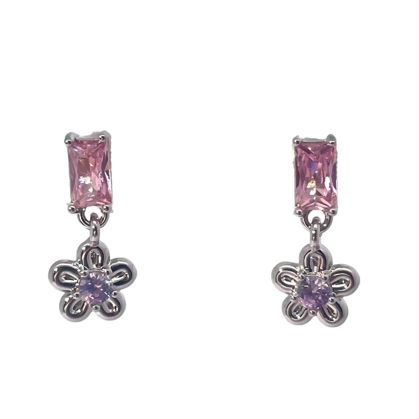 Warm Fortune 18K Gold Plated Star Cubic Zirconia Drop Earrings for Women Hypoallergenic - Valentine's Day, Mother's Day, Birthday Gift for Her
