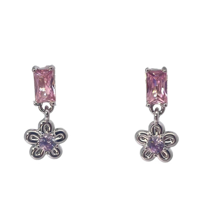 Warm Fortune 18K Gold Plated Star Cubic Zirconia Drop Earrings for Women Hypoallergenic - Valentine's Day, Mother's Day, Birthday Gift for Her